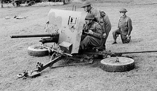 2-pound British Anti-Tank gun circa 1939
